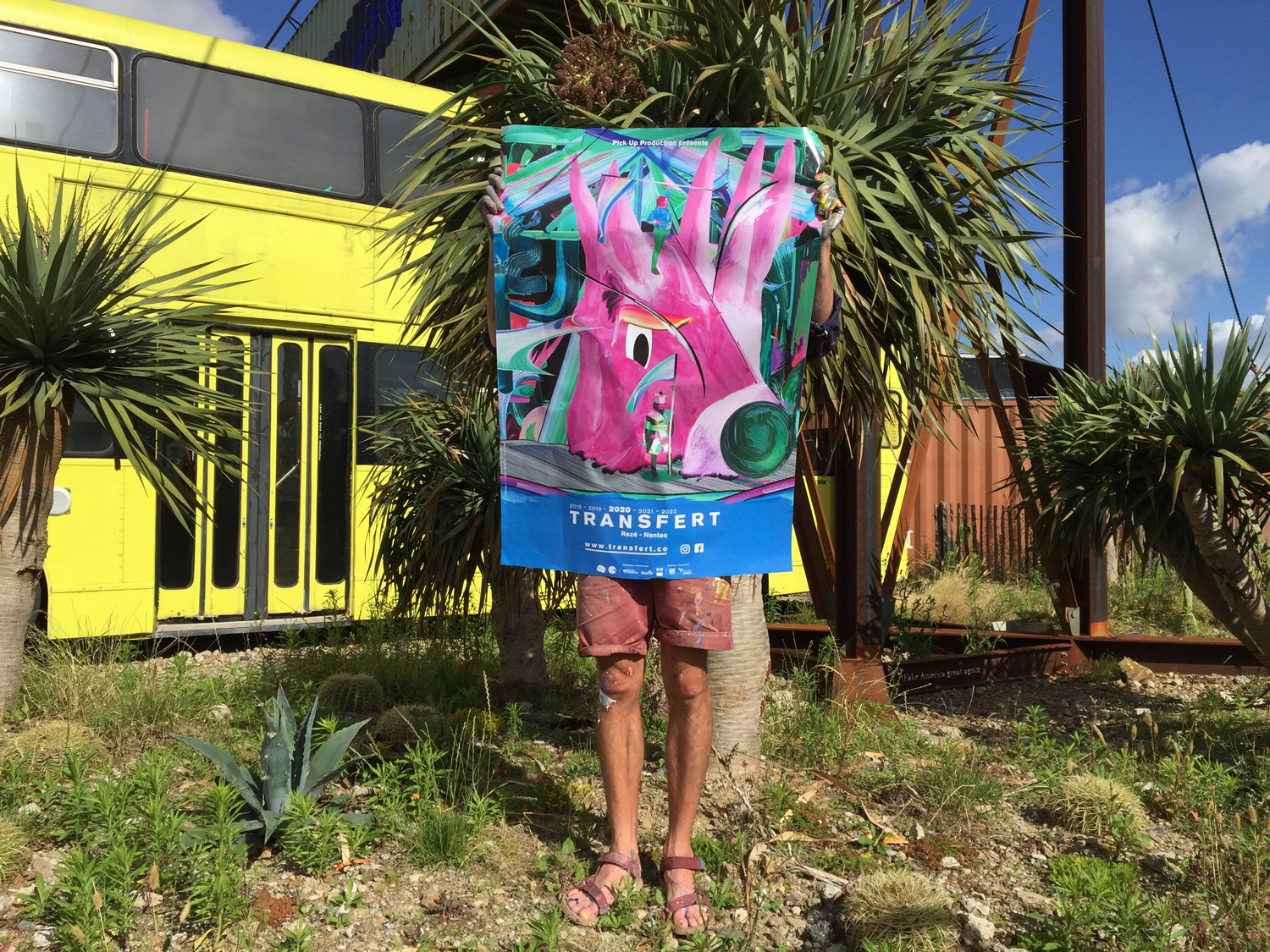 Découvrez l’affiche de la saison estivale de Transfert 2020