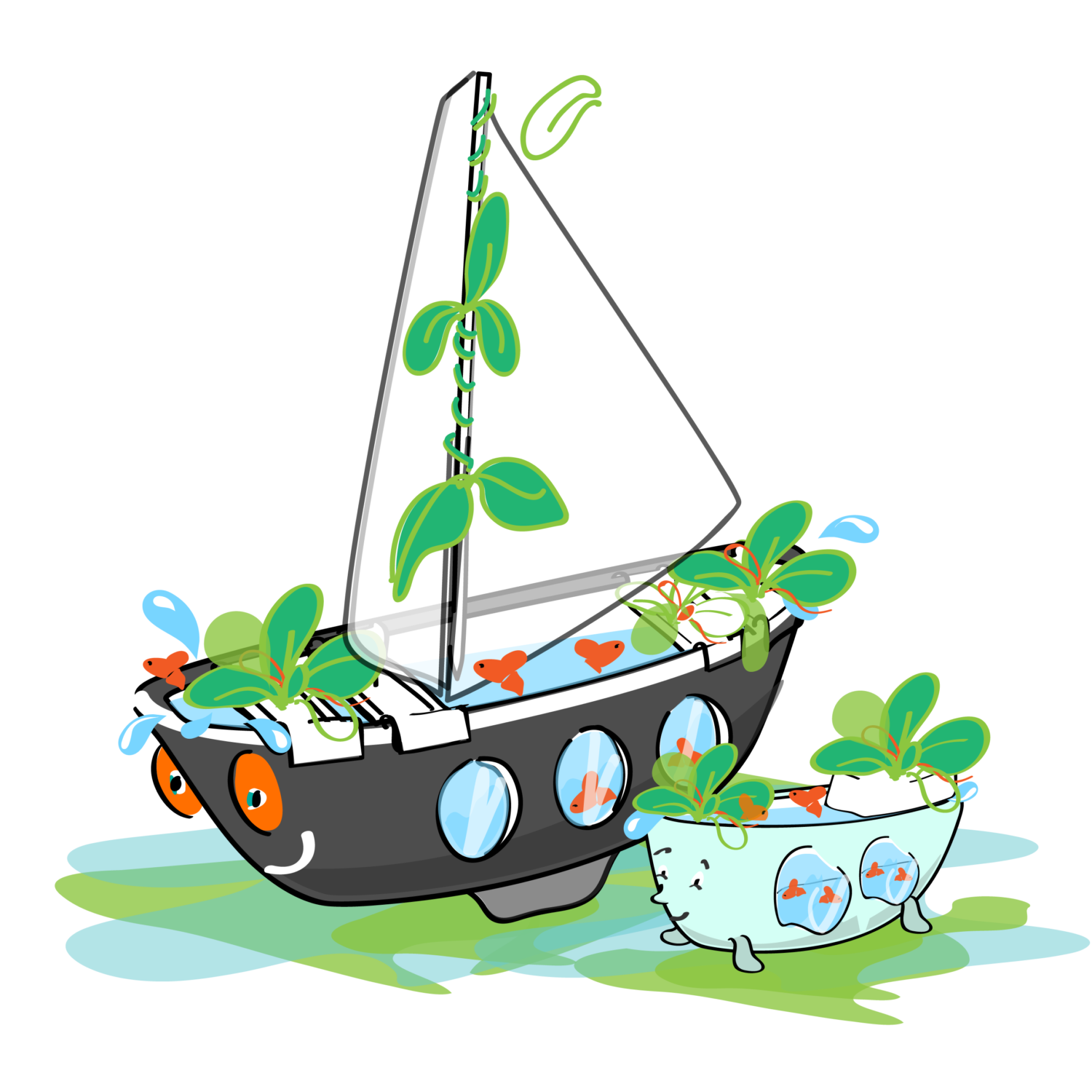 L&rsquo;aquaponie, ou comment transformer un bateau en aquarium nourricier