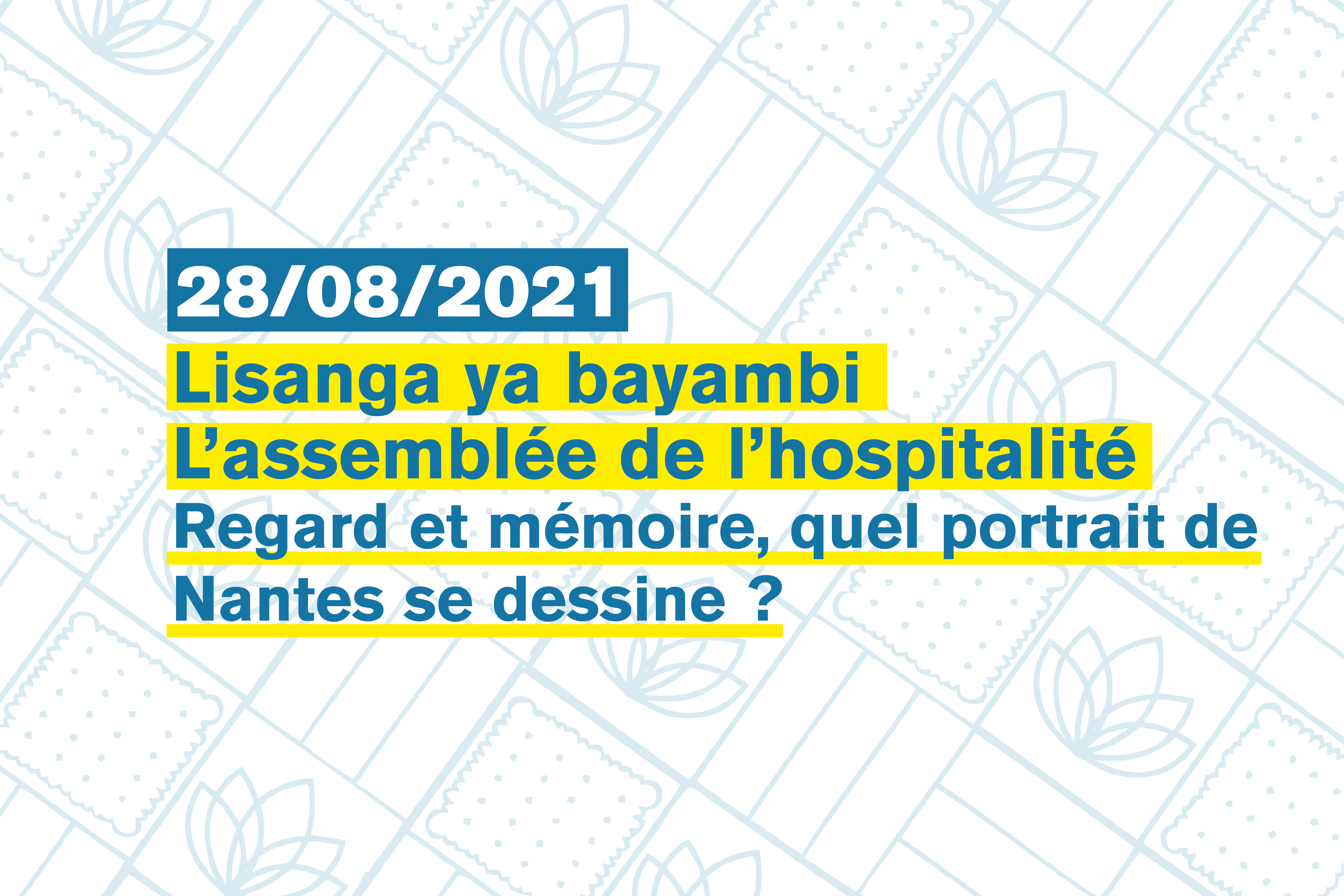 Invitation à l’Assemblée de l’hospitalité « Lisanga ya bayambi »