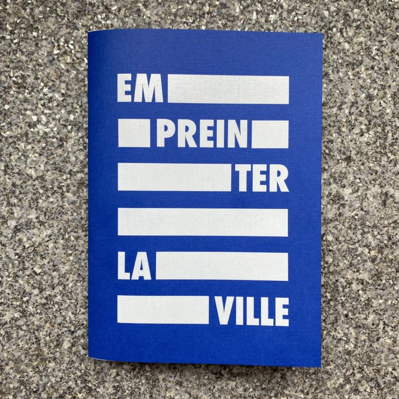 Livret Empreinter la ville